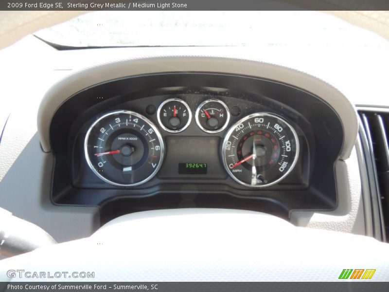 Sterling Grey Metallic / Medium Light Stone 2009 Ford Edge SE