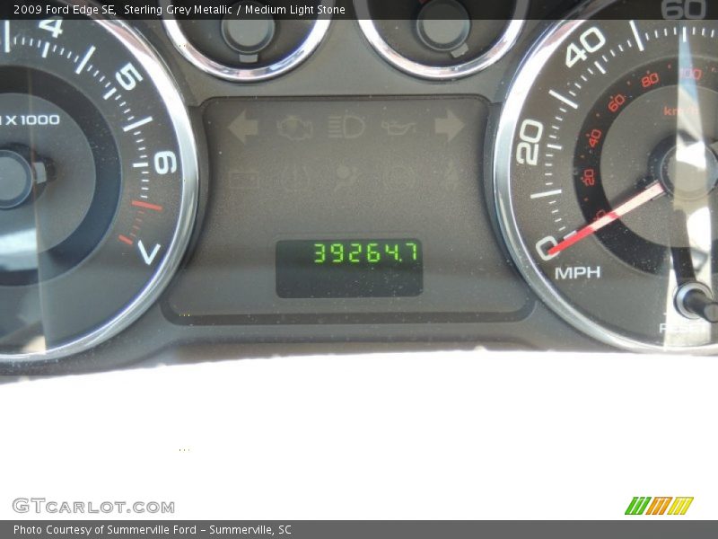 Sterling Grey Metallic / Medium Light Stone 2009 Ford Edge SE