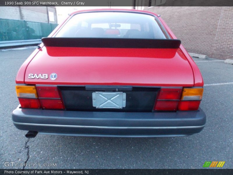 Cherry / Gray 1990 Saab 900 SPG Hatchback