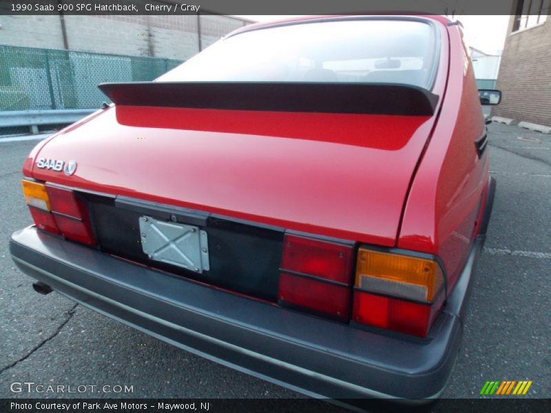 Cherry / Gray 1990 Saab 900 SPG Hatchback