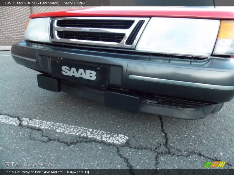 Cherry / Gray 1990 Saab 900 SPG Hatchback