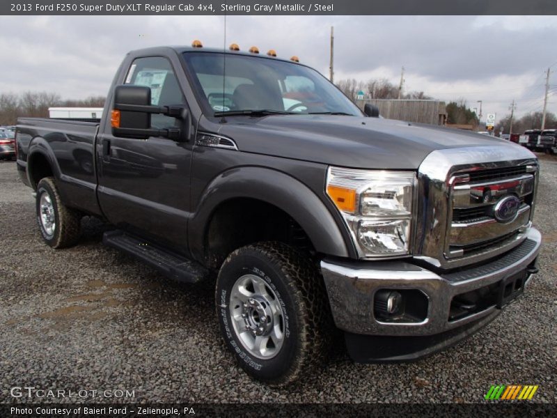 Front 3/4 View of 2013 F250 Super Duty XLT Regular Cab 4x4