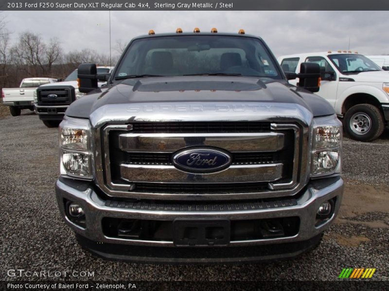 Sterling Gray Metallic / Steel 2013 Ford F250 Super Duty XLT Regular Cab 4x4