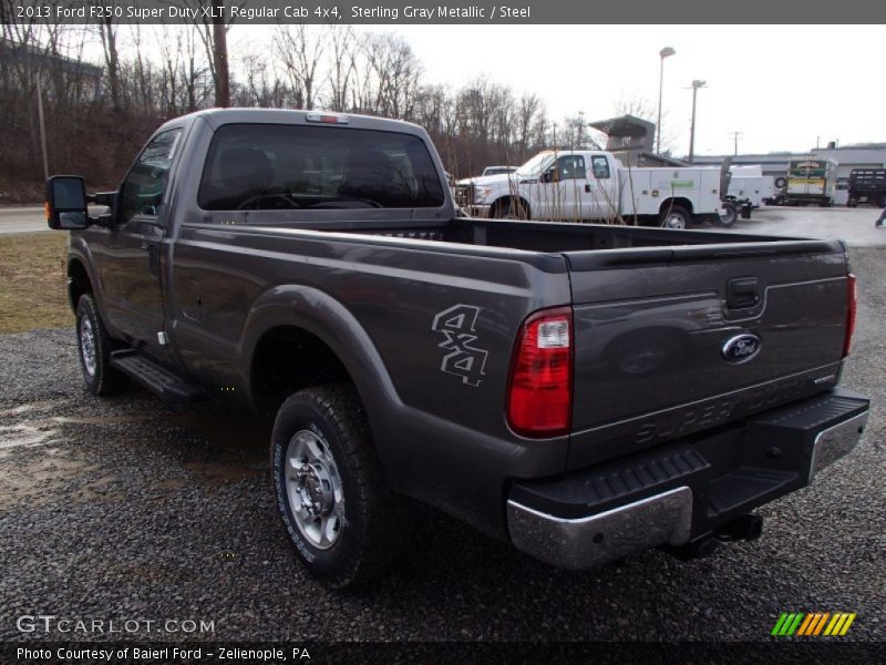 Sterling Gray Metallic / Steel 2013 Ford F250 Super Duty XLT Regular Cab 4x4