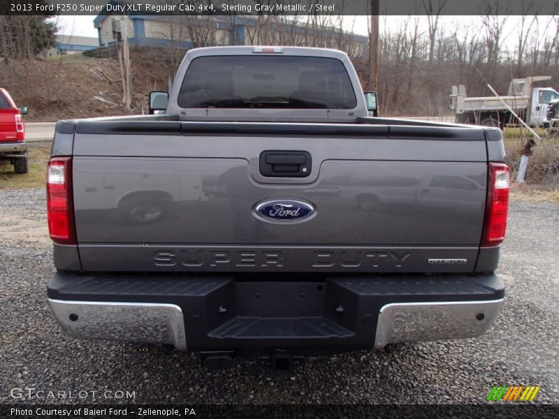 Sterling Gray Metallic / Steel 2013 Ford F250 Super Duty XLT Regular Cab 4x4