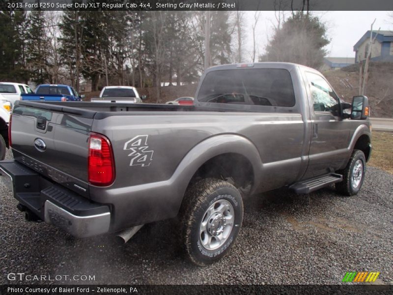 Sterling Gray Metallic / Steel 2013 Ford F250 Super Duty XLT Regular Cab 4x4