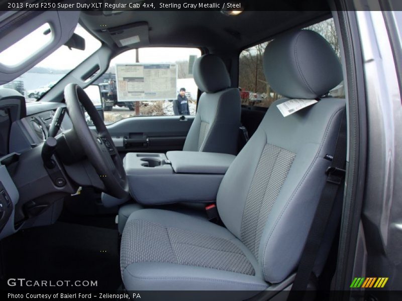  2013 F250 Super Duty XLT Regular Cab 4x4 Steel Interior