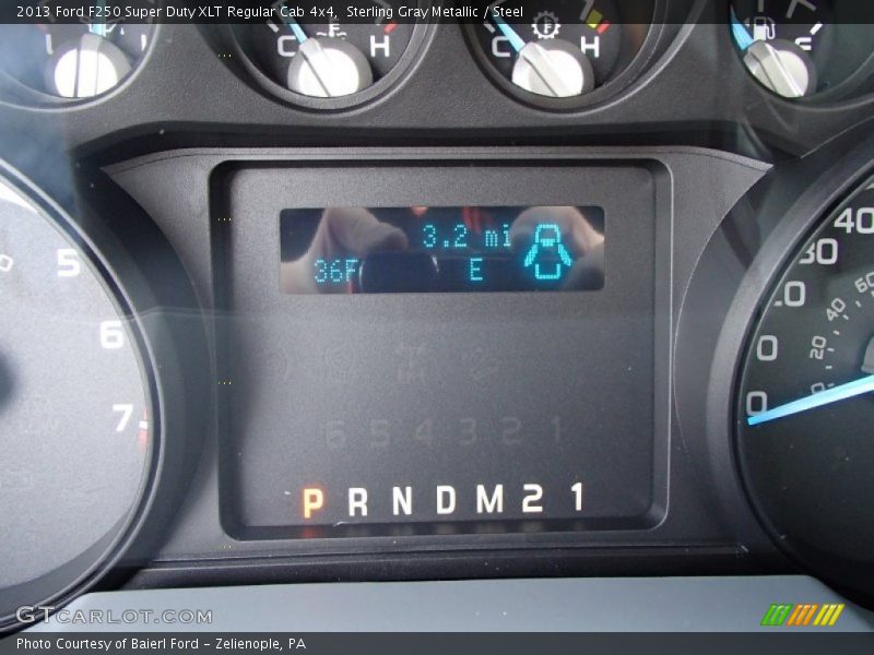 Sterling Gray Metallic / Steel 2013 Ford F250 Super Duty XLT Regular Cab 4x4
