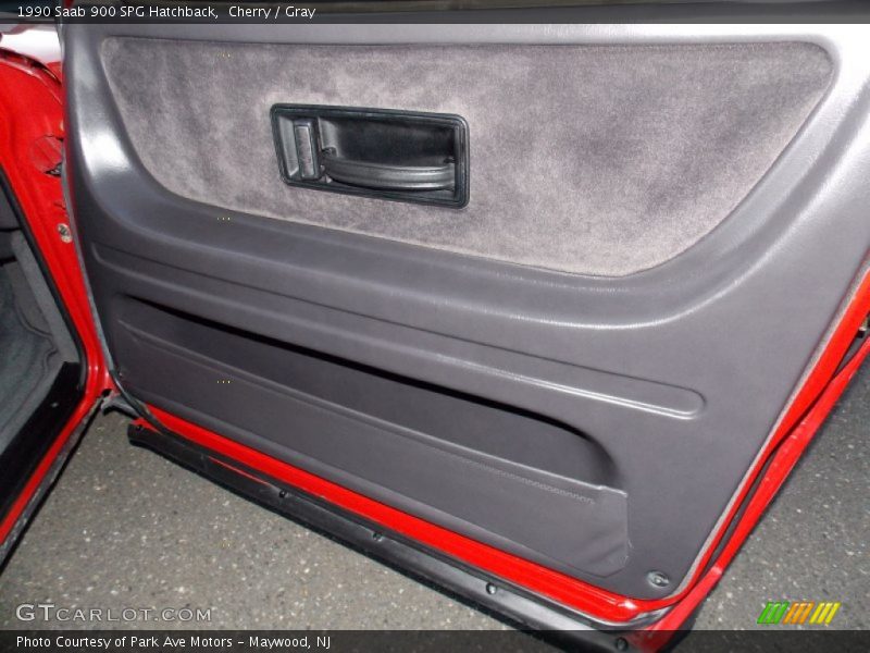 Cherry / Gray 1990 Saab 900 SPG Hatchback