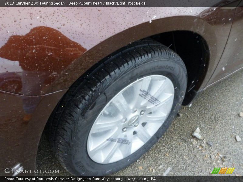 Deep Auburn Pearl / Black/Light Frost Beige 2013 Chrysler 200 Touring Sedan