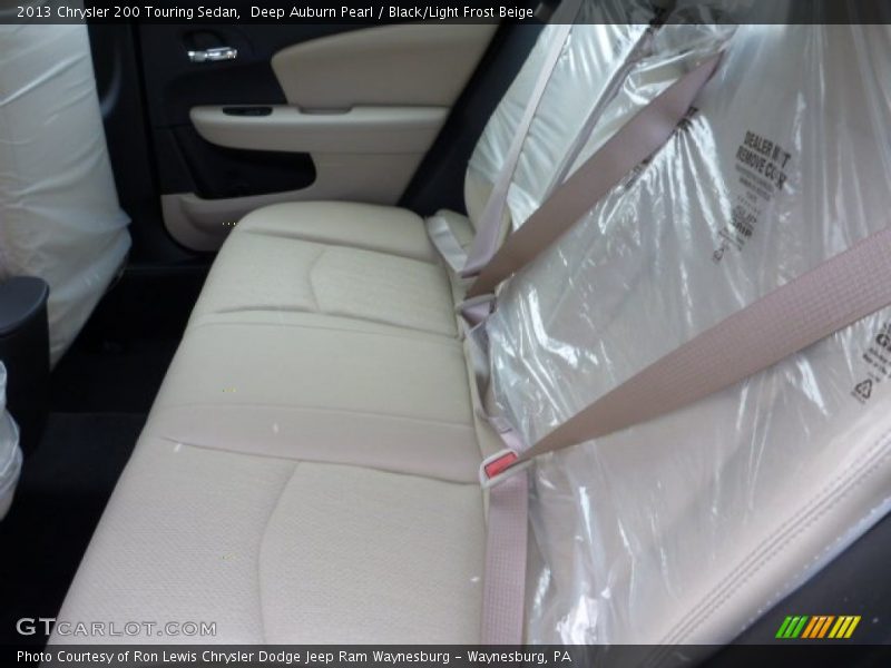 Deep Auburn Pearl / Black/Light Frost Beige 2013 Chrysler 200 Touring Sedan