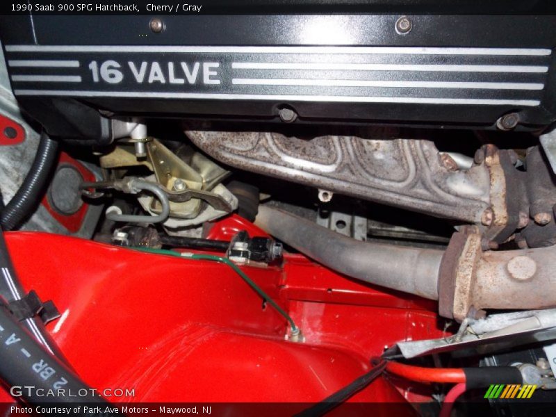 Cherry / Gray 1990 Saab 900 SPG Hatchback