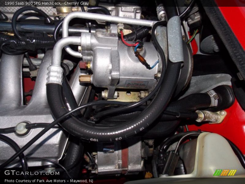 Cherry / Gray 1990 Saab 900 SPG Hatchback