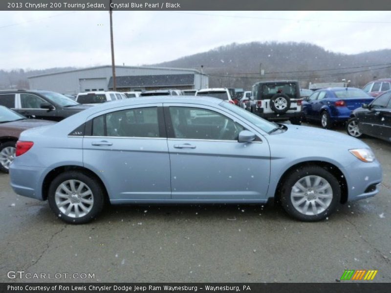 Crystal Blue Pearl / Black 2013 Chrysler 200 Touring Sedan