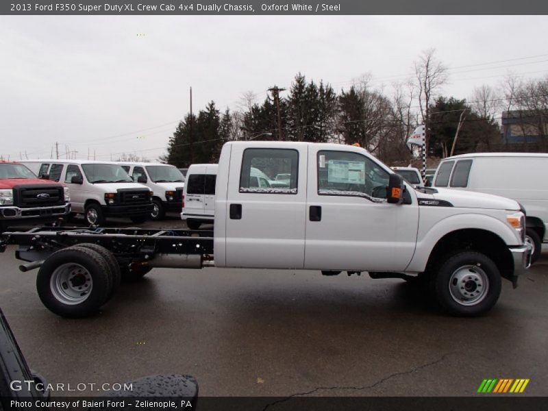  2013 F350 Super Duty XL Crew Cab 4x4 Dually Chassis Oxford White