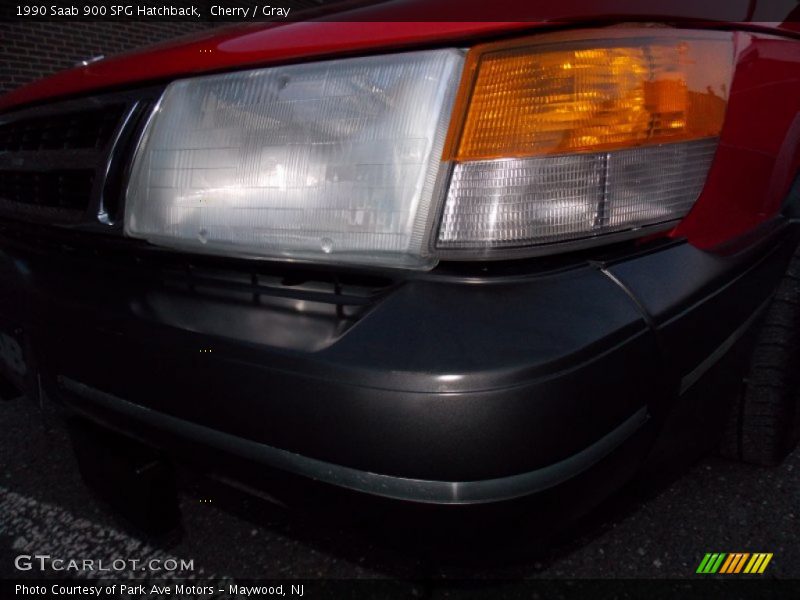 Cherry / Gray 1990 Saab 900 SPG Hatchback