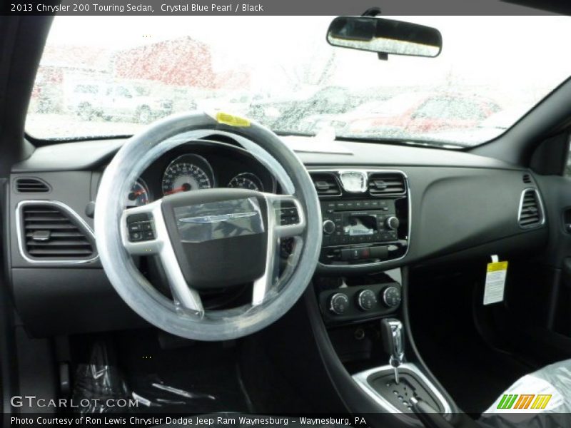 Crystal Blue Pearl / Black 2013 Chrysler 200 Touring Sedan