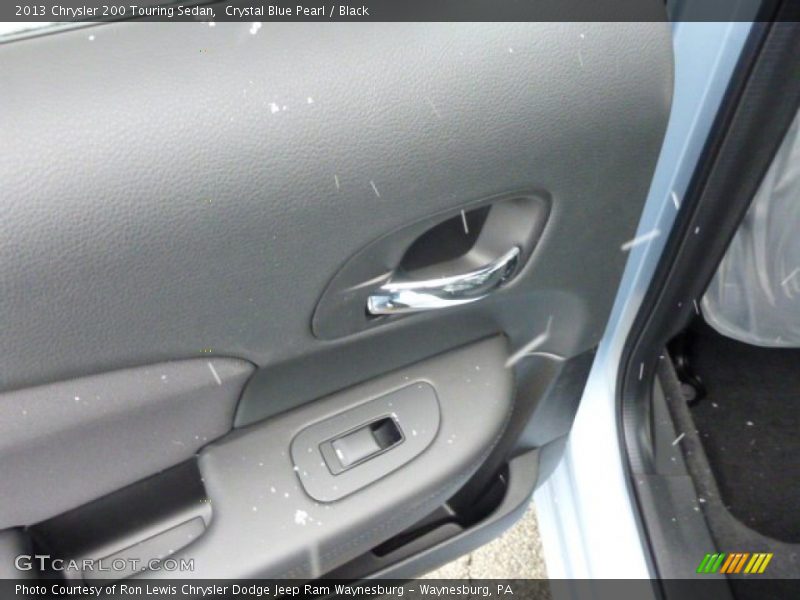 Crystal Blue Pearl / Black 2013 Chrysler 200 Touring Sedan