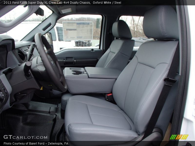  2013 F350 Super Duty XL Crew Cab 4x4 Dually Chassis Steel Interior