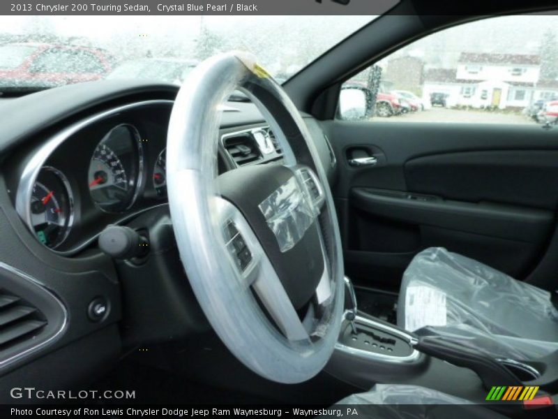 Crystal Blue Pearl / Black 2013 Chrysler 200 Touring Sedan