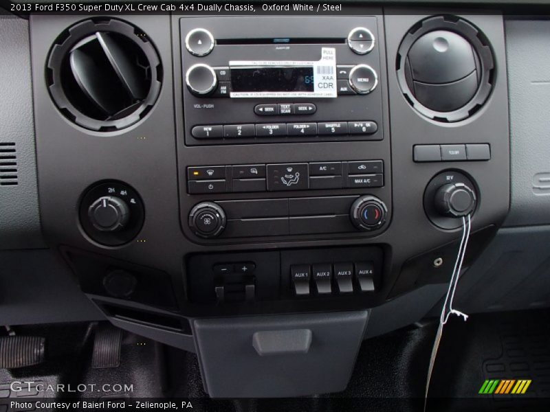 Controls of 2013 F350 Super Duty XL Crew Cab 4x4 Dually Chassis