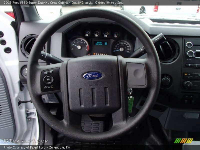  2013 F350 Super Duty XL Crew Cab 4x4 Dually Chassis Steering Wheel