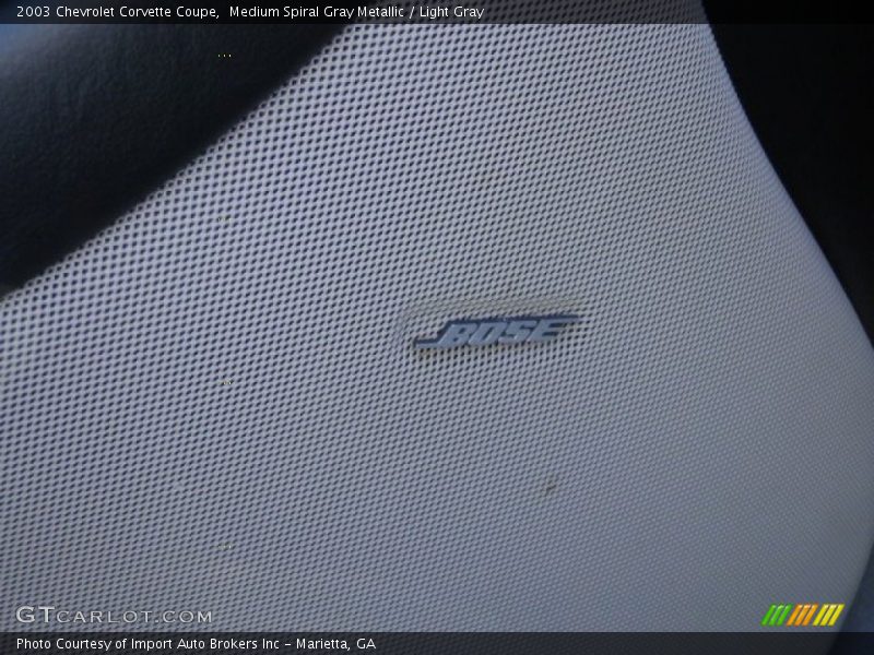 Audio System of 2003 Corvette Coupe