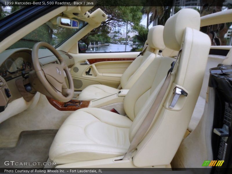  1999 SL 500 Roadster Java Interior