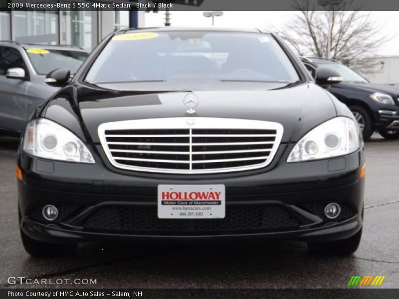 Black / Black 2009 Mercedes-Benz S 550 4Matic Sedan