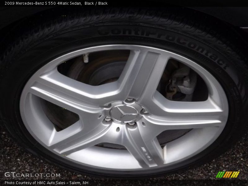 Black / Black 2009 Mercedes-Benz S 550 4Matic Sedan