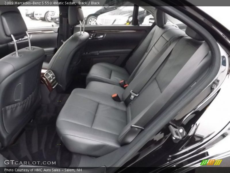 Black / Black 2009 Mercedes-Benz S 550 4Matic Sedan