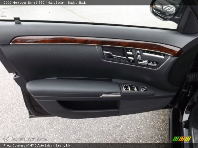 Black / Black 2009 Mercedes-Benz S 550 4Matic Sedan