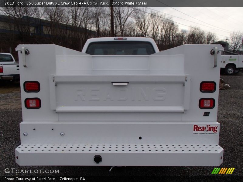 Oxford White / Steel 2013 Ford F350 Super Duty XL Crew Cab 4x4 Utility Truck