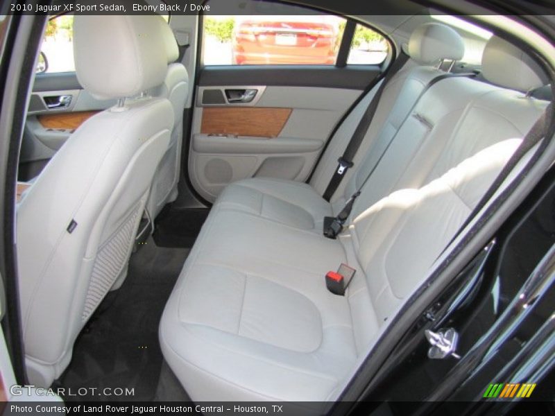 Rear Seat of 2010 XF Sport Sedan