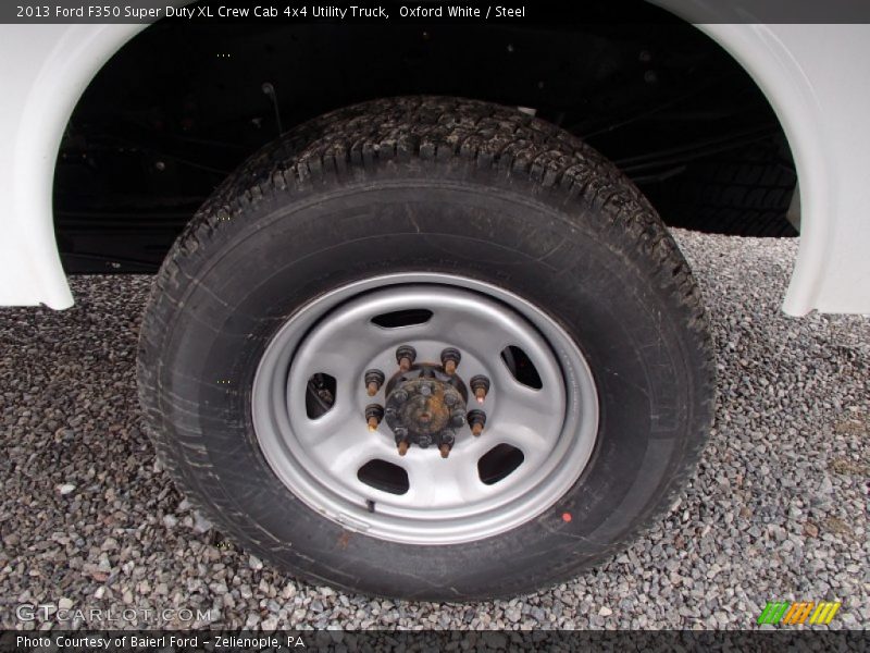 Oxford White / Steel 2013 Ford F350 Super Duty XL Crew Cab 4x4 Utility Truck