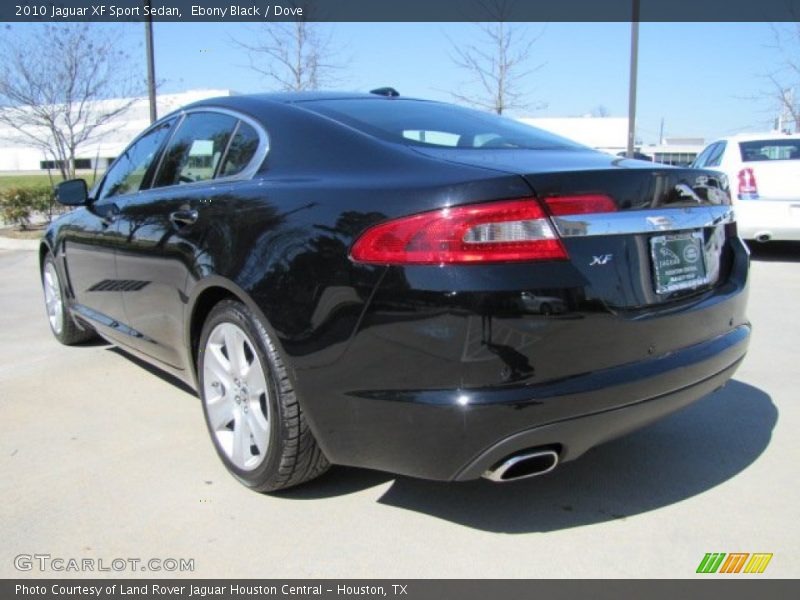 Ebony Black / Dove 2010 Jaguar XF Sport Sedan