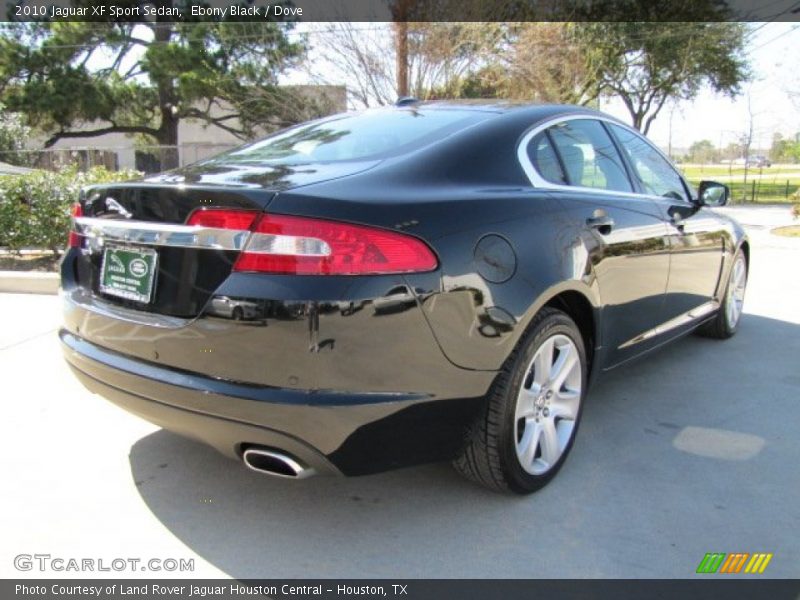 Ebony Black / Dove 2010 Jaguar XF Sport Sedan