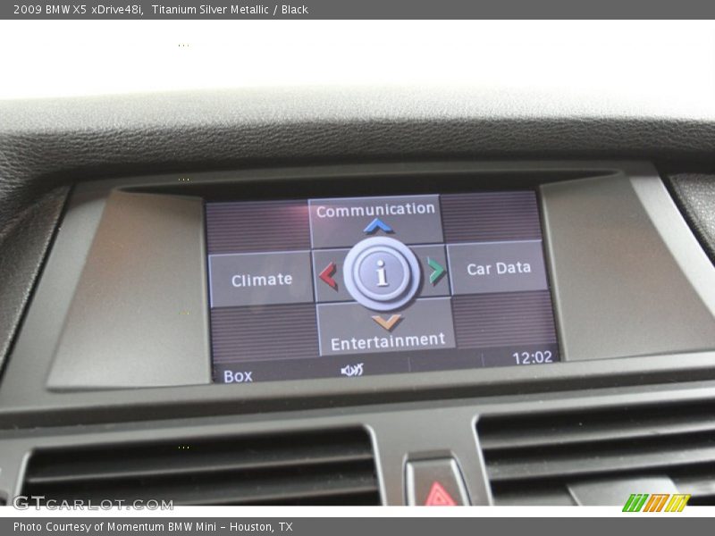 Titanium Silver Metallic / Black 2009 BMW X5 xDrive48i