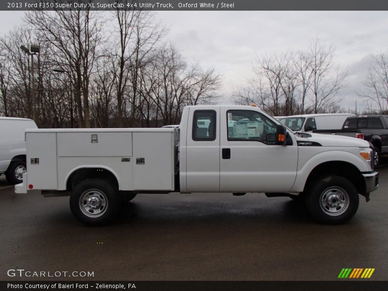  2013 F350 Super Duty XL SuperCab 4x4 Utility Truck Oxford White