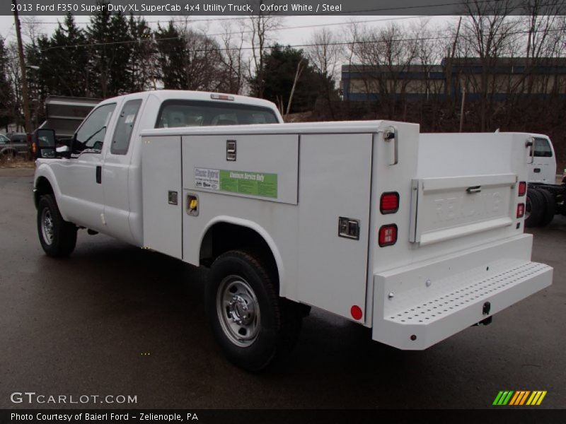 Oxford White / Steel 2013 Ford F350 Super Duty XL SuperCab 4x4 Utility Truck