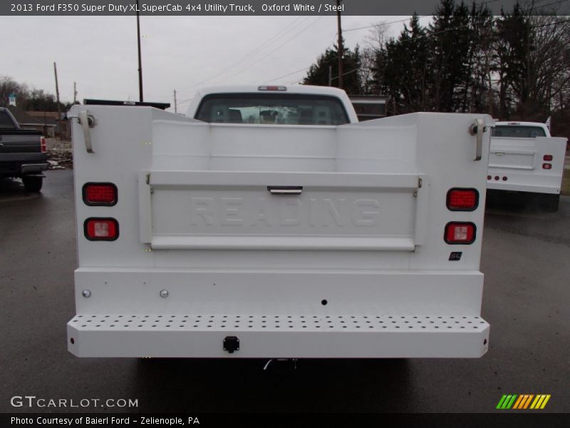 Oxford White / Steel 2013 Ford F350 Super Duty XL SuperCab 4x4 Utility Truck
