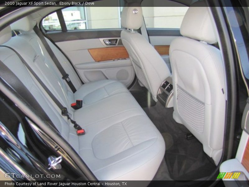 Rear Seat of 2010 XF Sport Sedan