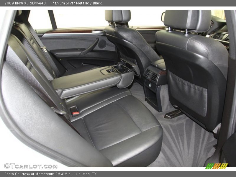 Titanium Silver Metallic / Black 2009 BMW X5 xDrive48i