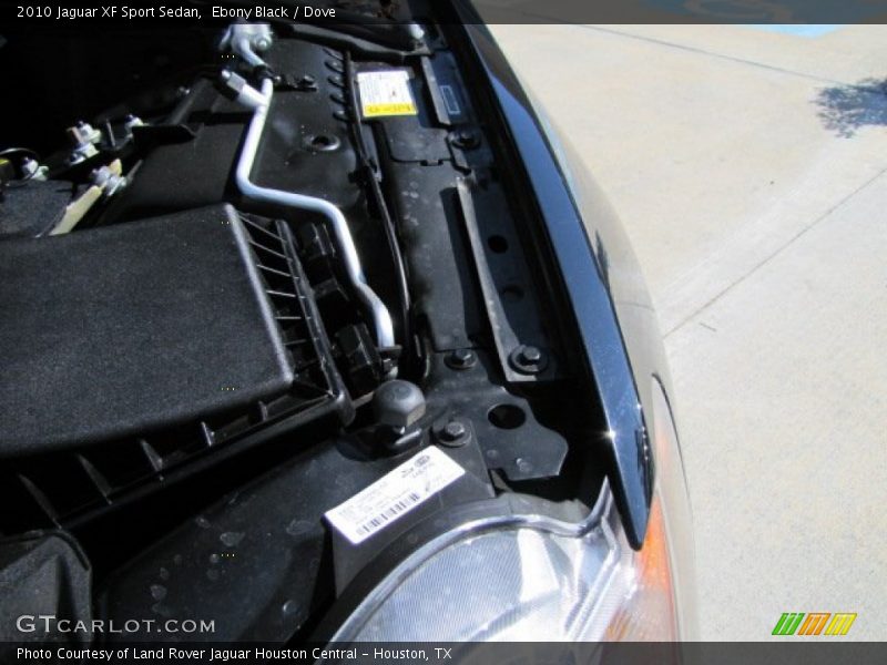 Ebony Black / Dove 2010 Jaguar XF Sport Sedan