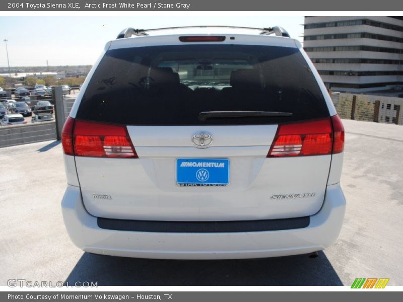 Arctic Frost White Pearl / Stone Gray 2004 Toyota Sienna XLE
