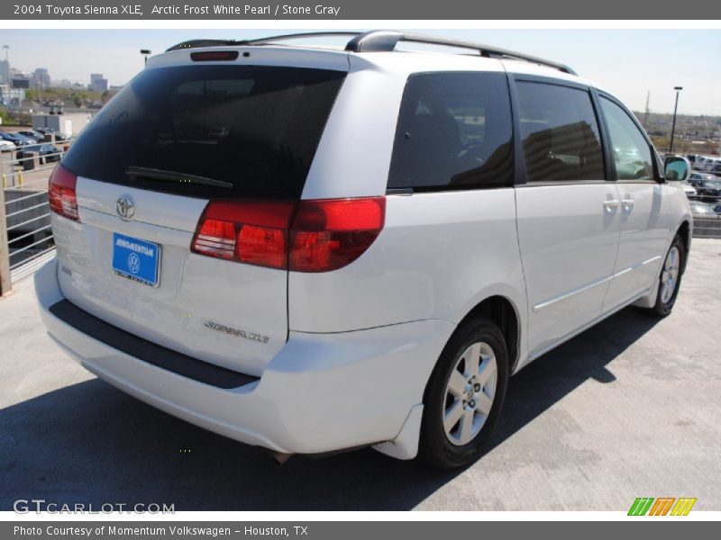 Arctic Frost White Pearl / Stone Gray 2004 Toyota Sienna XLE