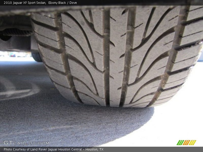 Ebony Black / Dove 2010 Jaguar XF Sport Sedan