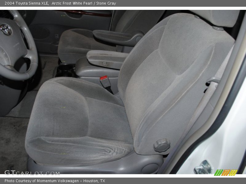 Arctic Frost White Pearl / Stone Gray 2004 Toyota Sienna XLE