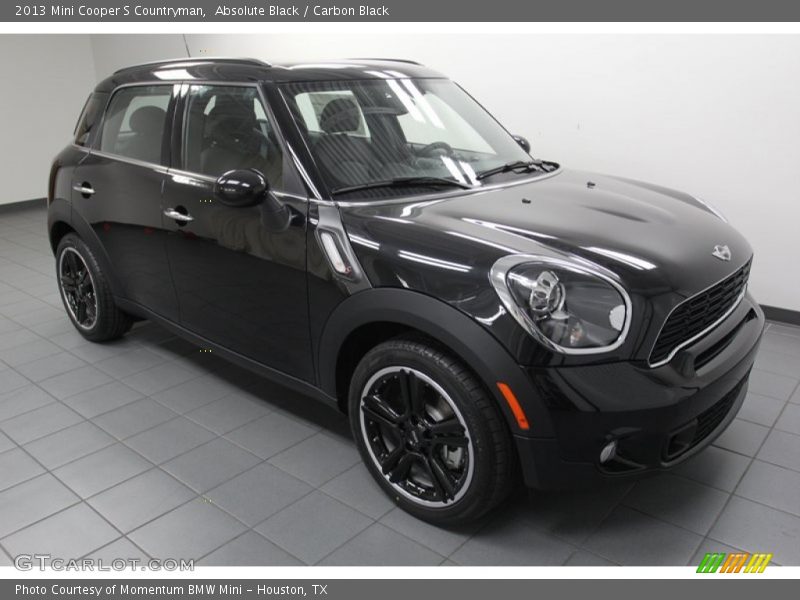 Absolute Black / Carbon Black 2013 Mini Cooper S Countryman