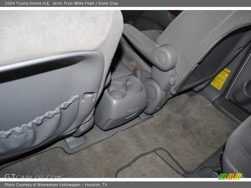 Arctic Frost White Pearl / Stone Gray 2004 Toyota Sienna XLE